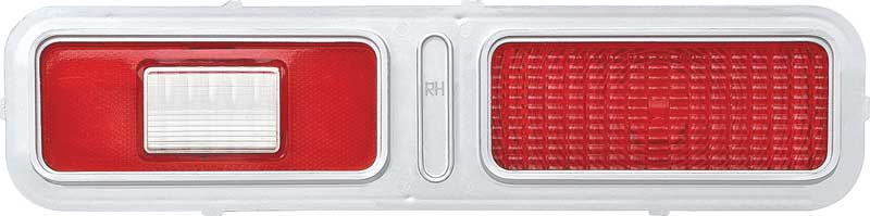 1973-74 Nova Standard Tail Lamp Lens - RH 