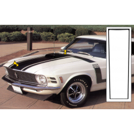 1970 Boss 302 Mustang Center Hood Paint Stencil