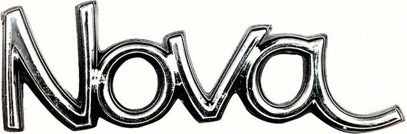 1973-74 Nova Front Fender Emblem 