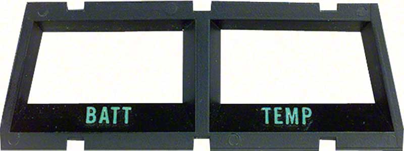 1968-74 Console Battery/Temperature Gauge Bezel 