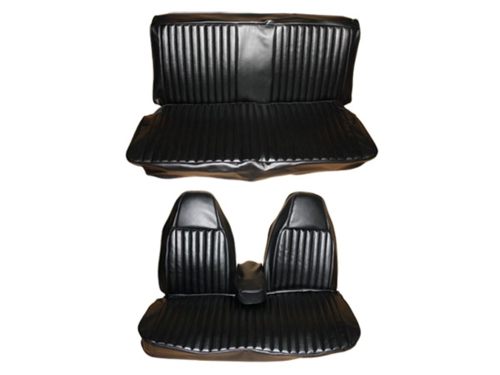 6603-BEN-100 1974 Dart Duster Front Split Bench Seat Cover Set