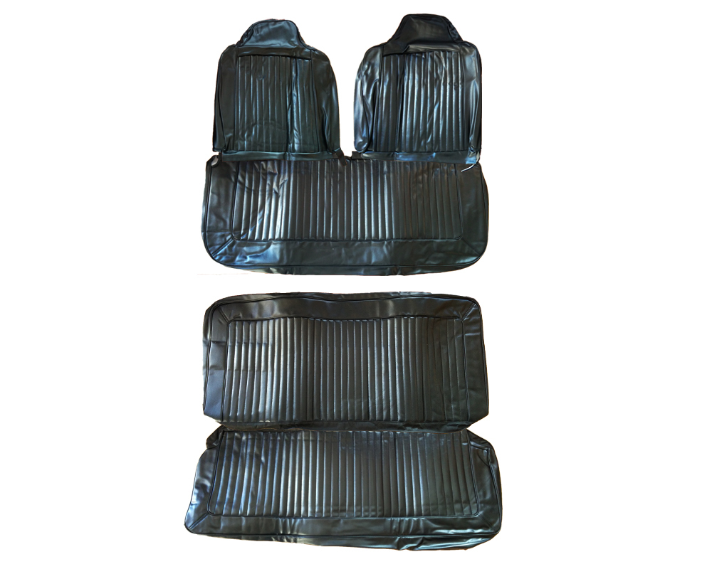 6605-BEN-100 1972 Duster Demon Front Bench Rear Bench Seat Cover