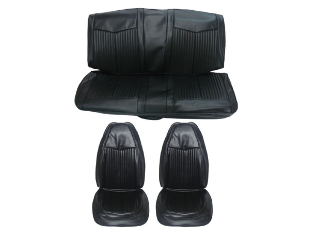 6612-BUK 1970 Duster Front Bucket Rear Bench Seat Cover