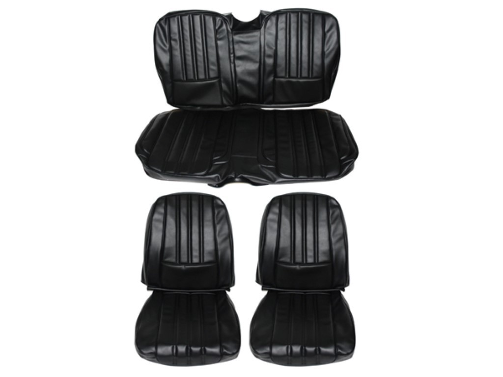 6616-BUK-100 Mopar 1968 Barracuda Deluxe FASTBACK Front Bucket Seat Covers