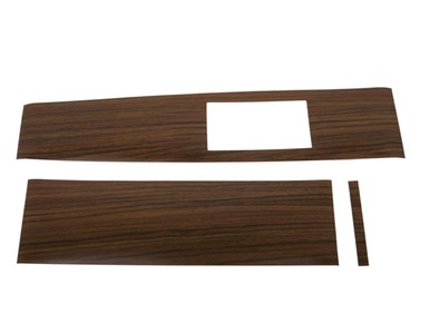 1969-70 B-body 4 Speed Console Woodgrain Insert