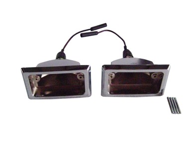  1966-67 Dodge Charger and Coronet Back-Up Light Bezels