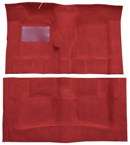1967-1970 Pontiac Executive 2DR 4spd Loop Carpet Flooring 01 Black