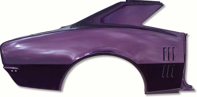 1967 Firebird Coupe Complete Quarter Panel - RH 