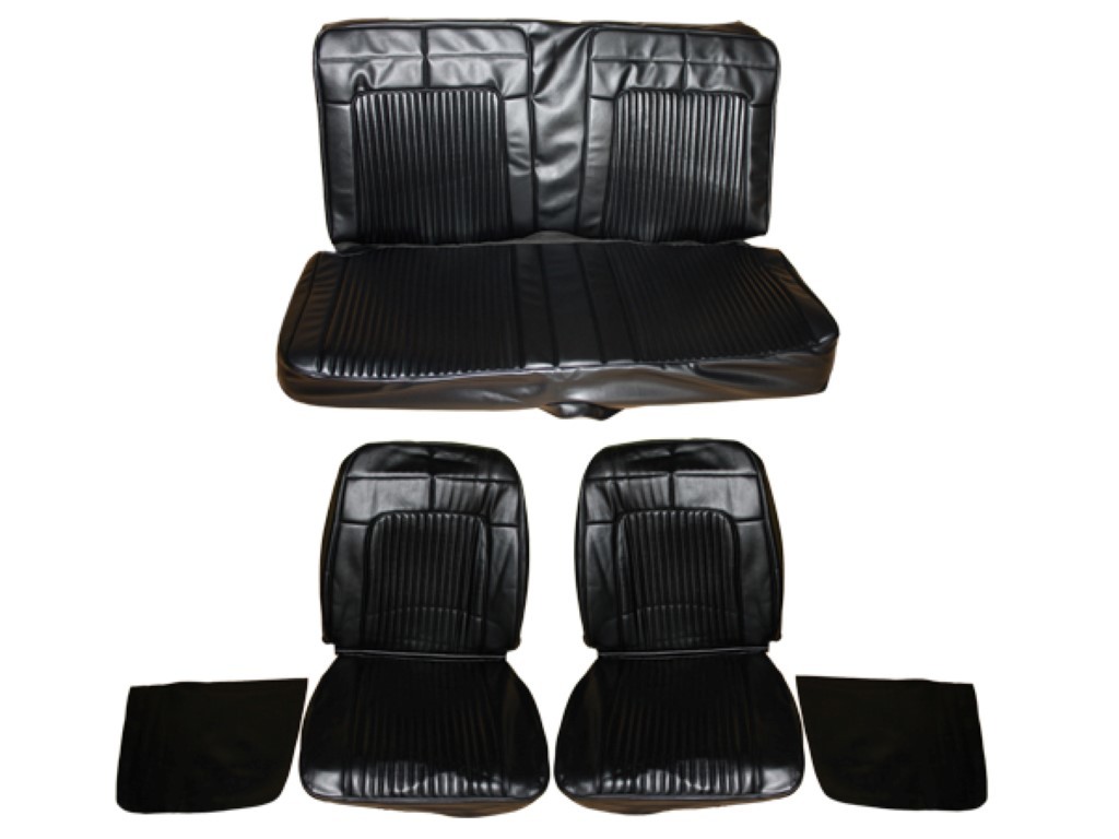 7702-BUK 1969 Coronet 500 R/T Front Bucket Seat Rear Bench