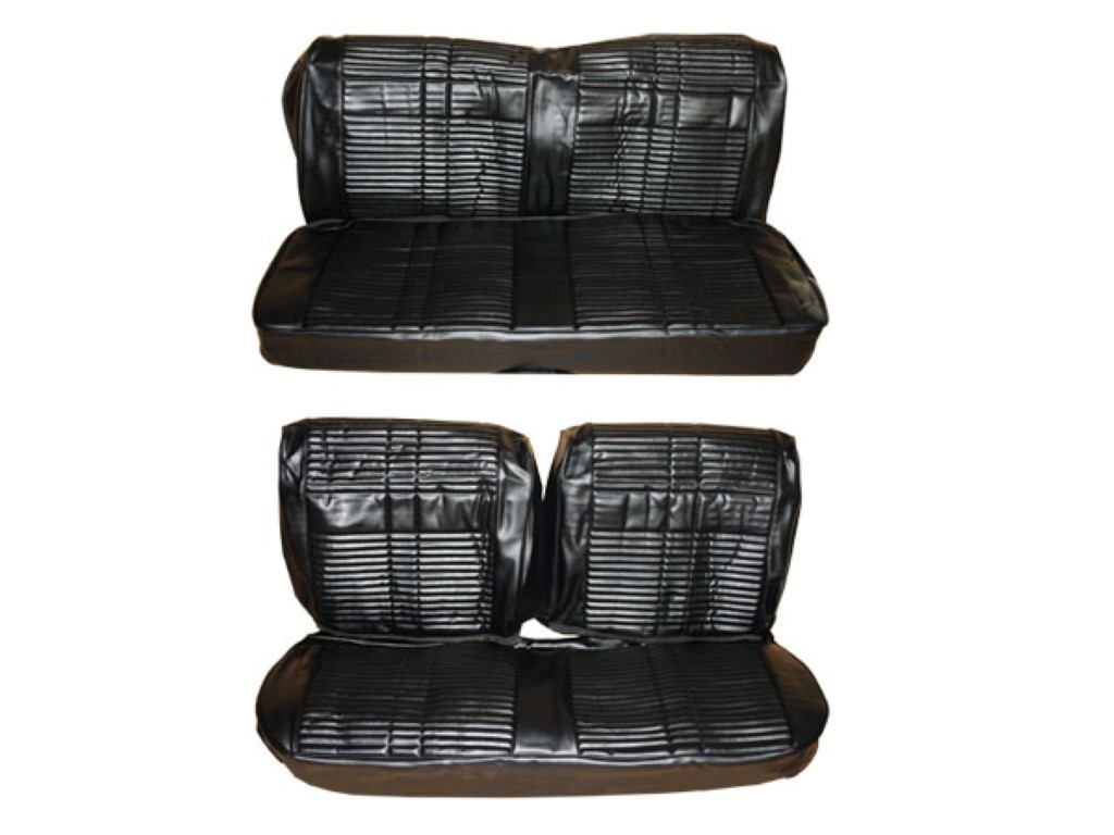 7707-BEN Mopar 1968 Roadrunner GTX Satellite Front Bench Rear Bench Seat Cover