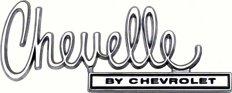 1970 "Chevelle By Chevrolet" Trunk Emblem 