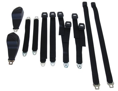 1971 B,E-body Bucket Seat Belt Set 2850-71BUK 