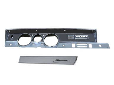  1968-69 A-body Woodgrain Rallye Dash Bezel Kit (AC)