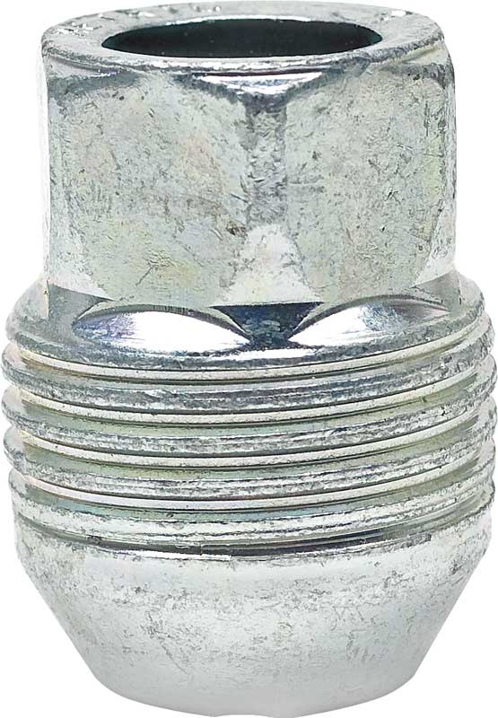 82-02 Lug Nut (Steel Wheel) 24MM-2.0 External Threads For Plastic Cap (Silver) 