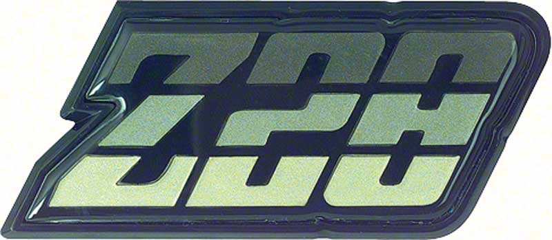 1980-81 Camaro "Z28" Green Fuel Door Emblem 