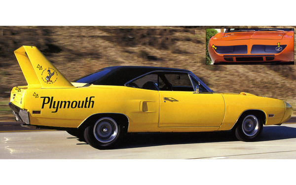 1970 Plymouth Superbird Complete Decals Stripes Kit