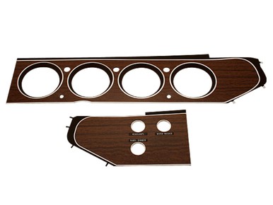  1970-71 E-body Rallye Dash Bezel Kit (3-Switch)