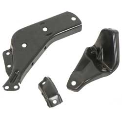 1964 Impala / Full Size 3 Piece Left Hand Front Bumper Bracket Set 