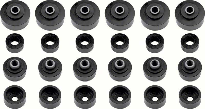 1965-66 Impala / Full Size 2 Door Hardtop / Sedan Body Mount Bushing Set 