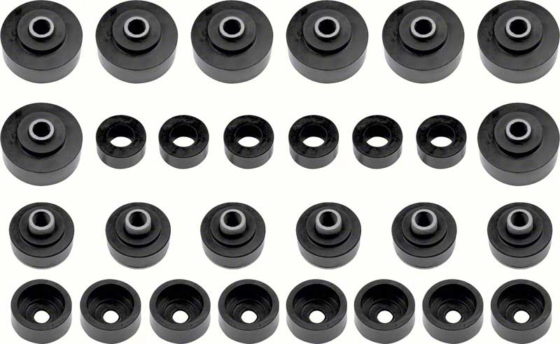 1965-66 Full Size Convertible Body Mount Bushing Set 