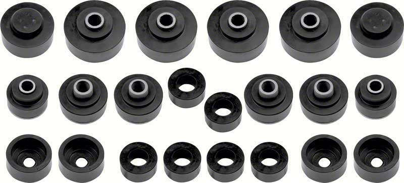 1969-70 Impala / Full Size 2 Door Hardtop / Sedan Body Mount Bushing Set 