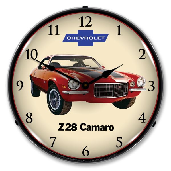 1972-1972 Chevrolet Camaro LED Clock. Z28