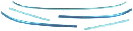 1967-69 Camaro / Firebird Convertible 5 Piece Windshield Molding Set 