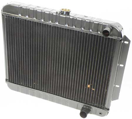 1961-63 Impala/Full-Size V8-409 W/ MT - Radiator 4 Row 17-1/2" X 25-1/2" X 2-5/8" Copper/Brass Core 