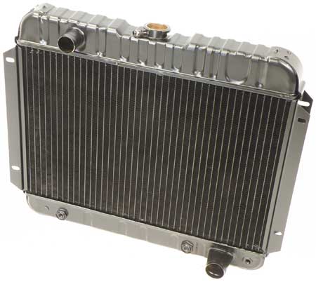 1963-65 Inova V8 283/327 W/ AT - RadiATor 3 Row Inlet On Driver Side (15-1/2" X 23-1/2" X 2" Core) 