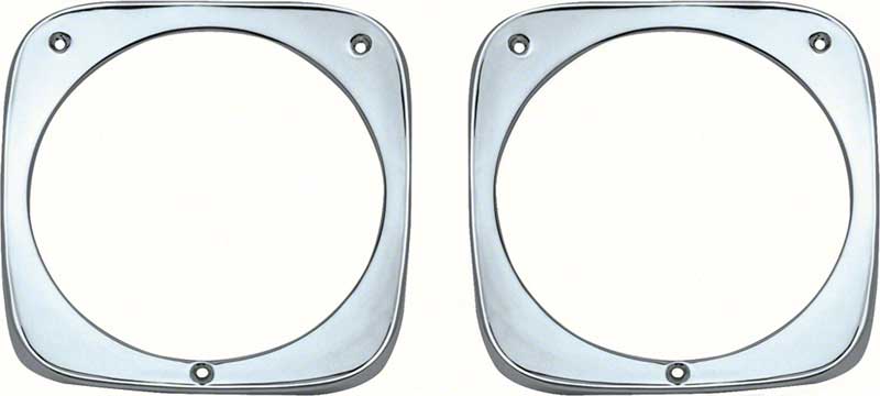 1964-66 Chevrolet Truck Headlamp Bezels 