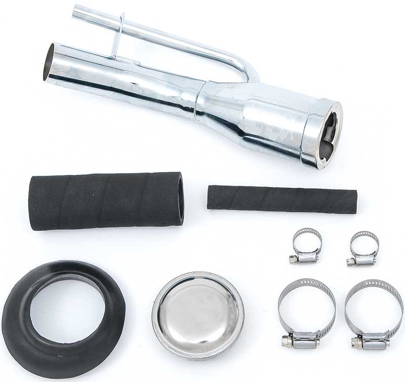 1947-55 GM Truck Fuel Filler Installation Kit - Chrome 