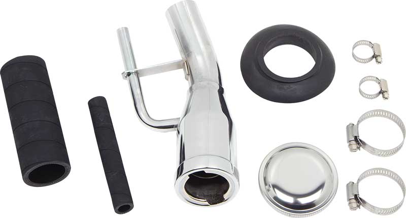 1955-59 GM Truck Fuel Filler Installation Kit - Chrome 