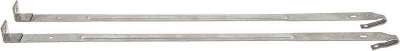 1967-69 Camaro & Firebird - Fuel Tank Straps - Stainless Steel (Pair) 