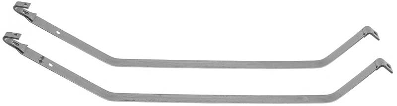 1976-81 Camaro/Firebird; 76-79 Nova - Fuel Tank Mounting Straps - Stainless Steel (Pair) 