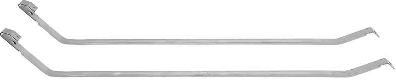 1967-70 Chevrolet Full-Size (Ex Wagon) - Fuel Tank Mounting Straps - Stainless Steel 