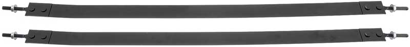 1973-87 GM Truck - Fuel Tank Mounting Straps (25 Gal/Rear Mount) - EDP Coated Steel (Pair) 