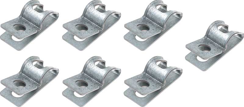 Fuel And Brake Line Clip Set 7 - Dual Line 3/8" And 1/4" 