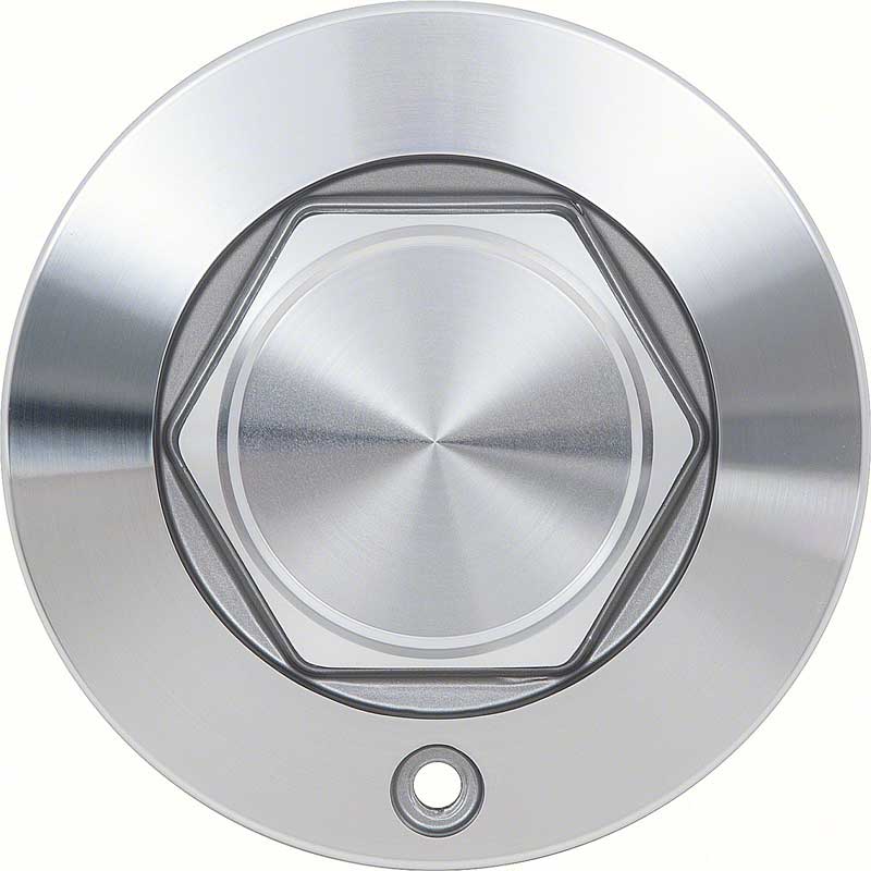Center Cap W/ Silver accents For R15 5-Spoke Aluminum Wheel 