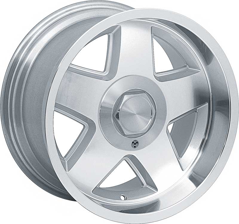 1982-2002 Camaro / FirebirdR15 17" X 9.5" 5-Spoke Aluminum Wheel With Silver accents 