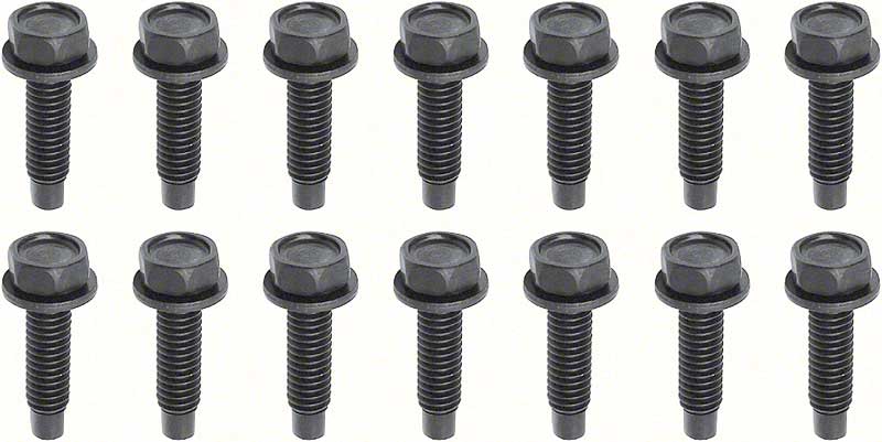 1968-81 Camaro / Firebird, 1968-72 Nova 14 Piece Upper Door Hinge Bolt Set 