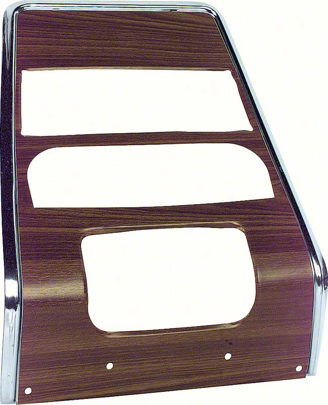 67 Firebird Walnut Center Dash Panel-Without AC 