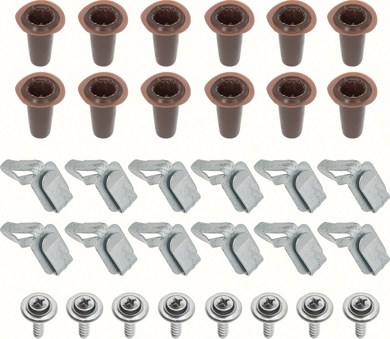 1967-69 Camaro Firebird Door Panel Fastener Set 32 Piece 