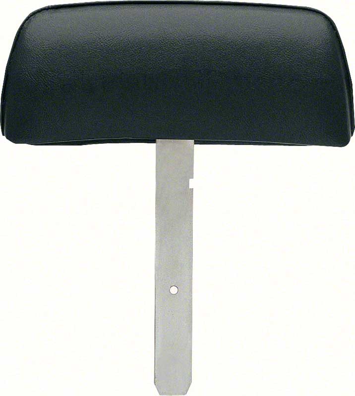 1969 Camaro / Firebird Black Headrest Assemblies with Straight Bar 