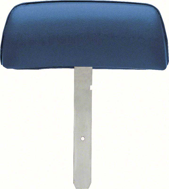 1969 Camaro / Firebird Dark Blue Headrest Assemblies with Straight Bar 