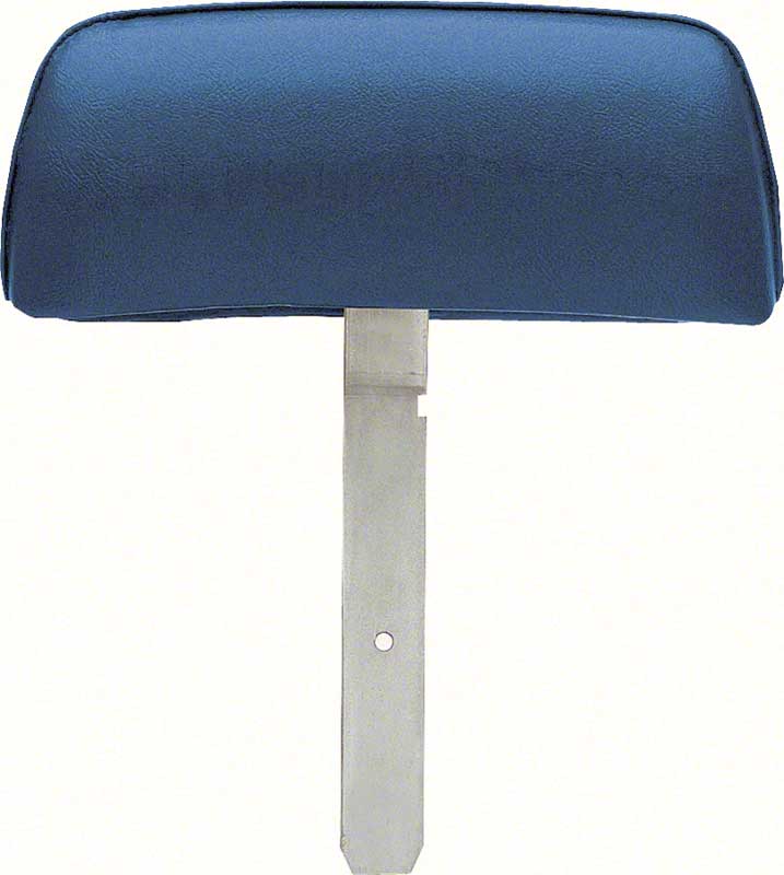 1969 Camaro / Firebird Dark Blue Headrest Assemblies with Curved Bar Bar 