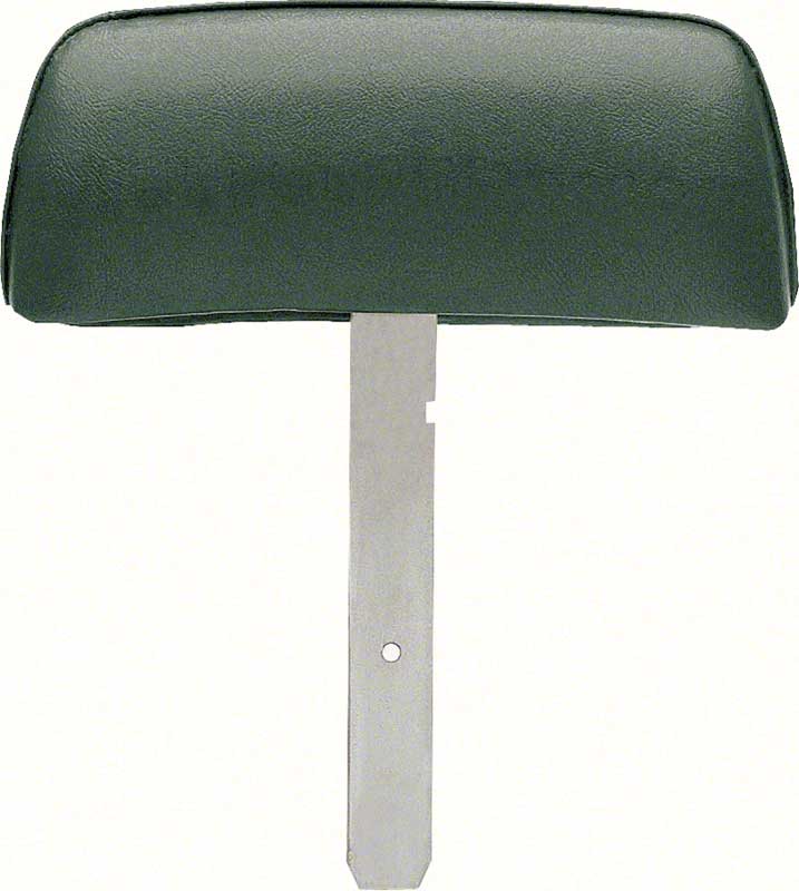 1969 Camaro / Firebird Dark Green Headrest Assemblies with Straight Bar 