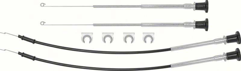 1970-81 Camaro / Firebird Without AC Kick Panel Cable Set 