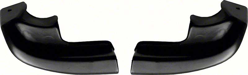 1962-67 Chevy II / Nova Black Windlace End Caps 