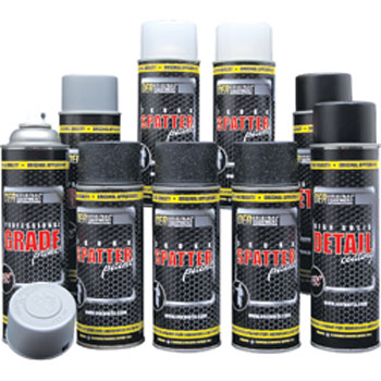 Black and Gray Trunk Refinishing Kit with Standard Gray Primer 