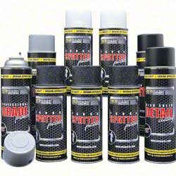 Black and Aqua Trunk Refinishing Kit with Standard Gray Primer 